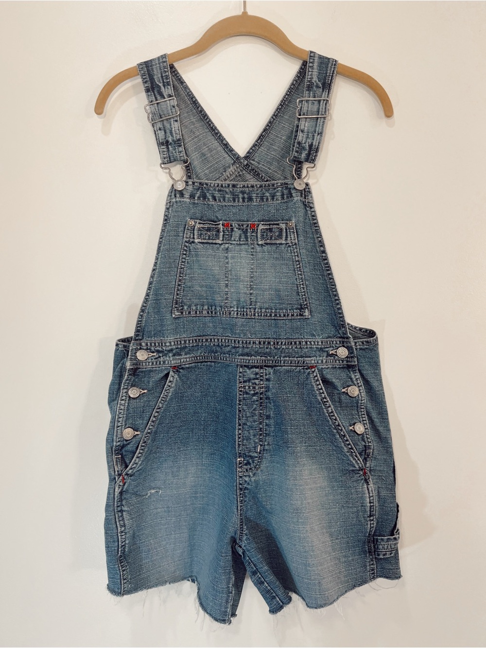 Vintage Gap Denim Short Overalls